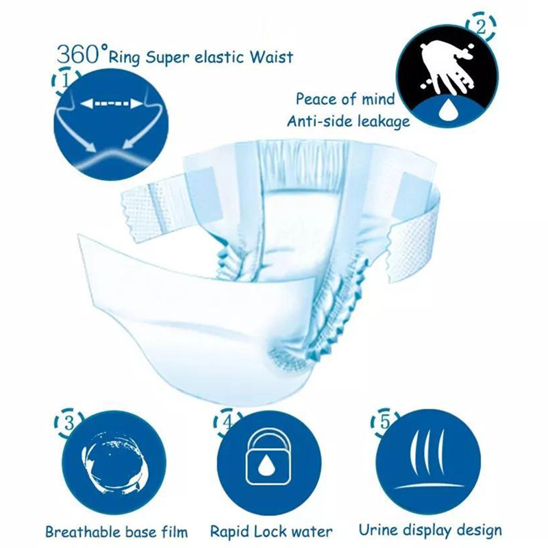 Diaper Production Cheap XL Adult Disposable Underpad Sanitary Pads for Men Free Sample Adult Diapers Distributor