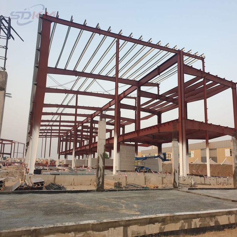 Galvanized Steel Shed Design for Industrial Warehouse Garage Workshop Use