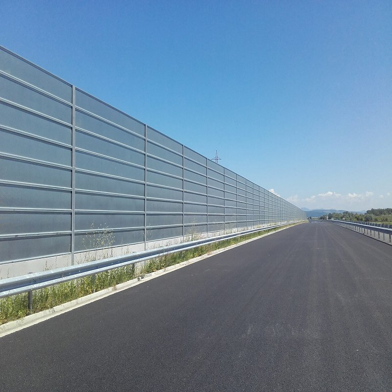 Dalvanized Dound Barrier Powder Coating Noise Barrier