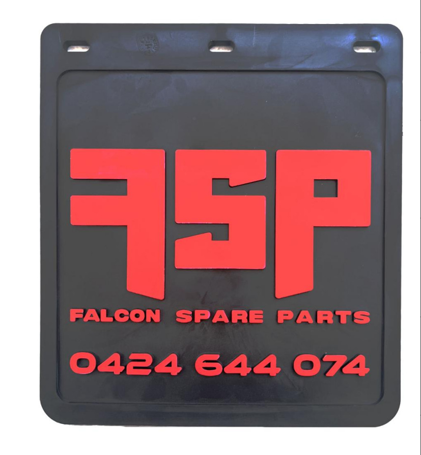 Тяжелые антигрязевые брызговики из черного полимера с логотипом для грузовиков и прицепов