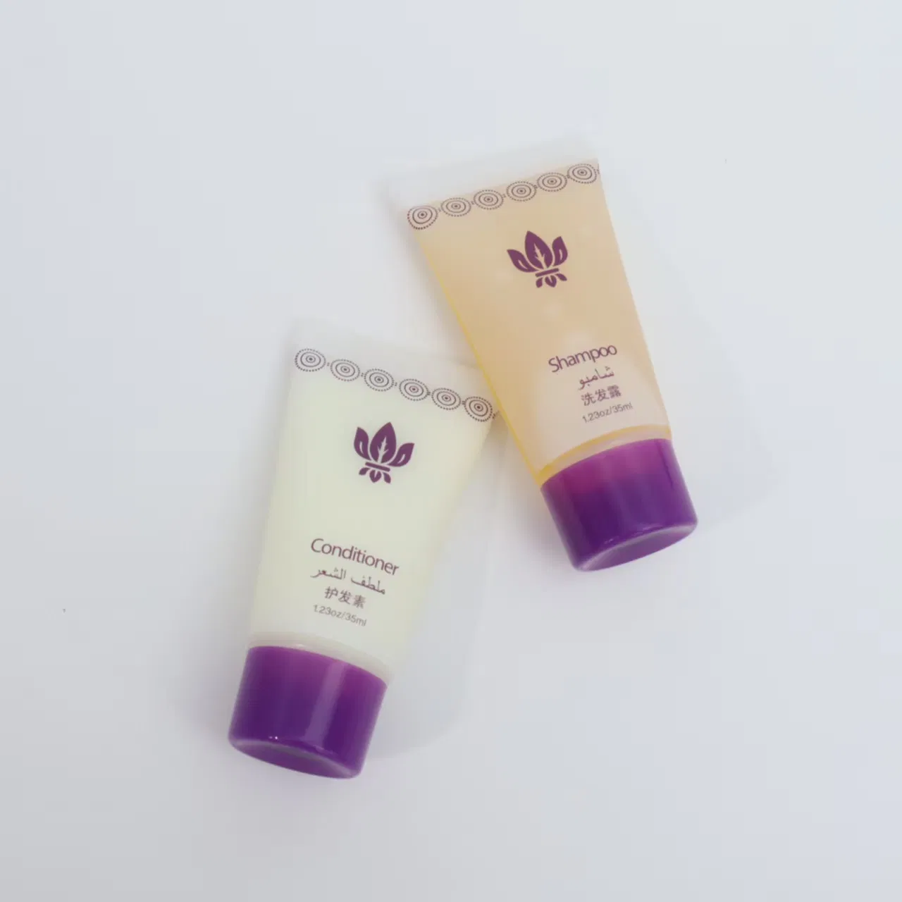 Premium Mini Shampoo and Gel Bottles for Luxury Hotel Rooms
