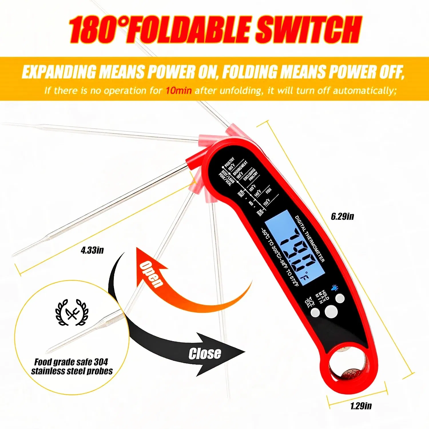 Instant Read Meat Thermometer