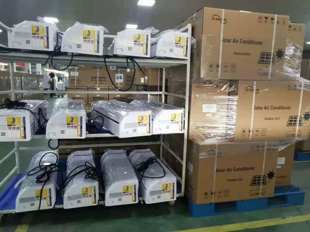 Инверторный кондиционер на солнечных батареях 12K BTU
