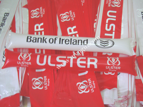 China Factory OEM Promotion Gift PVC PE Bam Bam Toy Balloon Thunder Stick