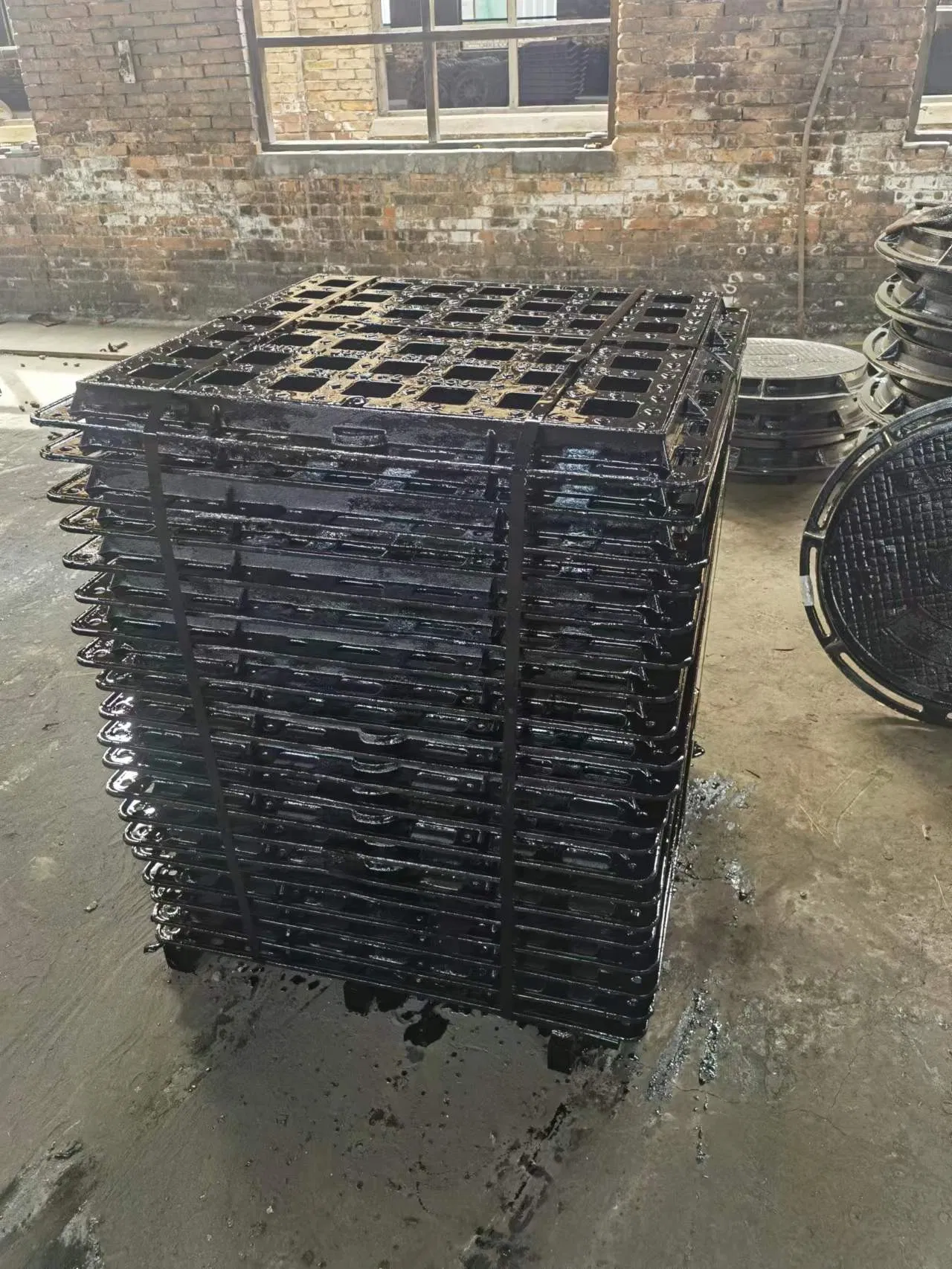 Flat Grating 920X920mm Co 765X765mm H50mm Carbon Drain Trench Cover Plate Water Drainage Channel Grating