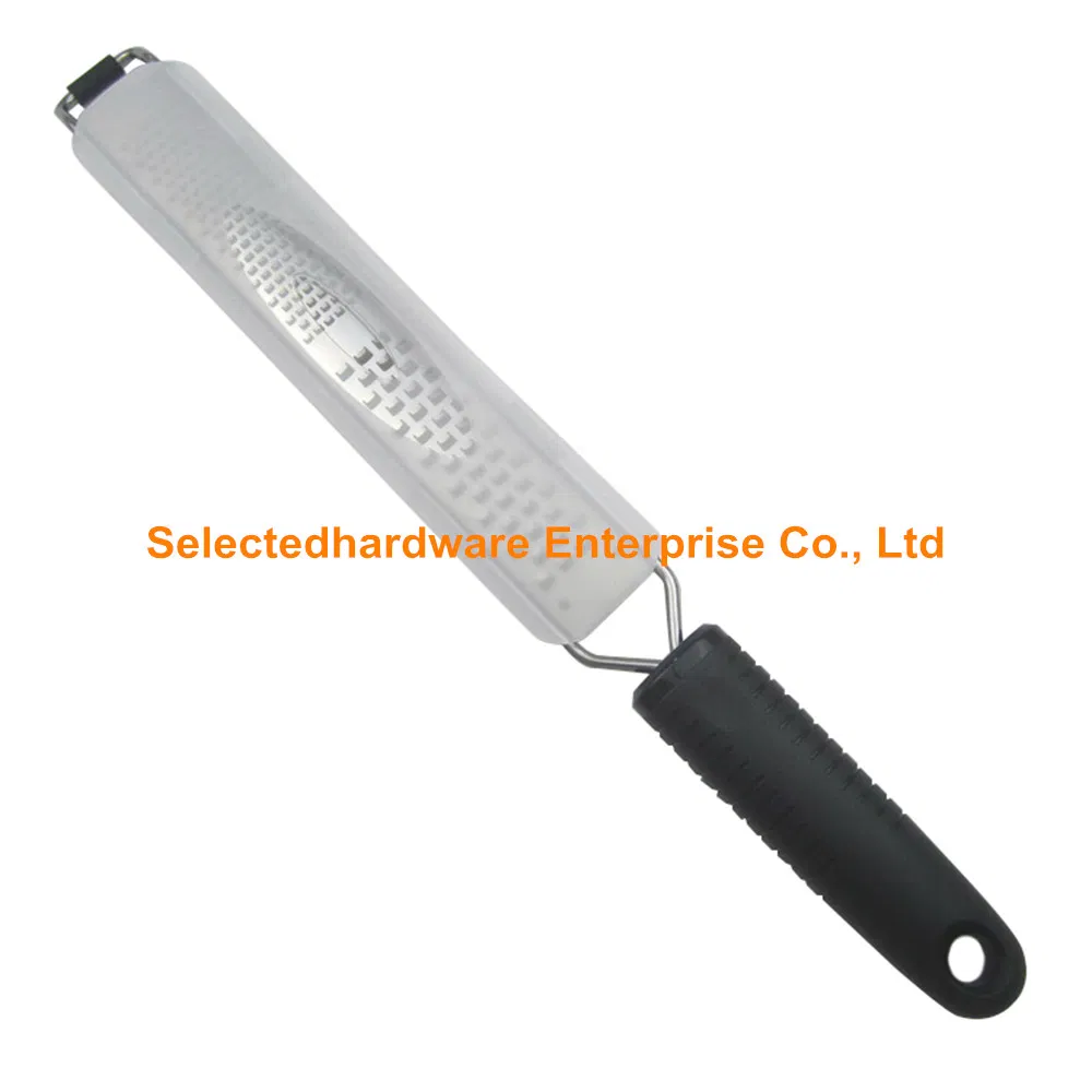 Black Handle Cheese Grater Kitchen Zester Tool Food Slicer