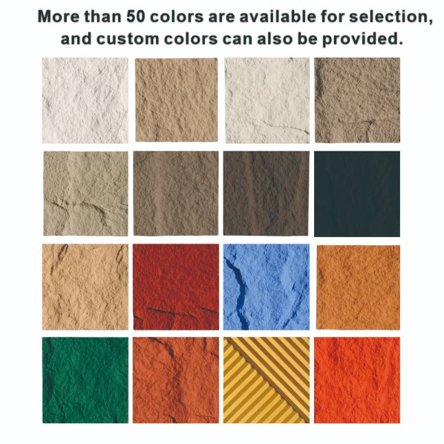 Flexible Polyurethane Stone 3D PU Stone Sheets Panel Tile for Wall Decoration