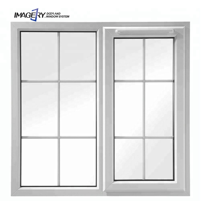 High Quality PVC Double Glazed Glass UPVC Sliding Windows