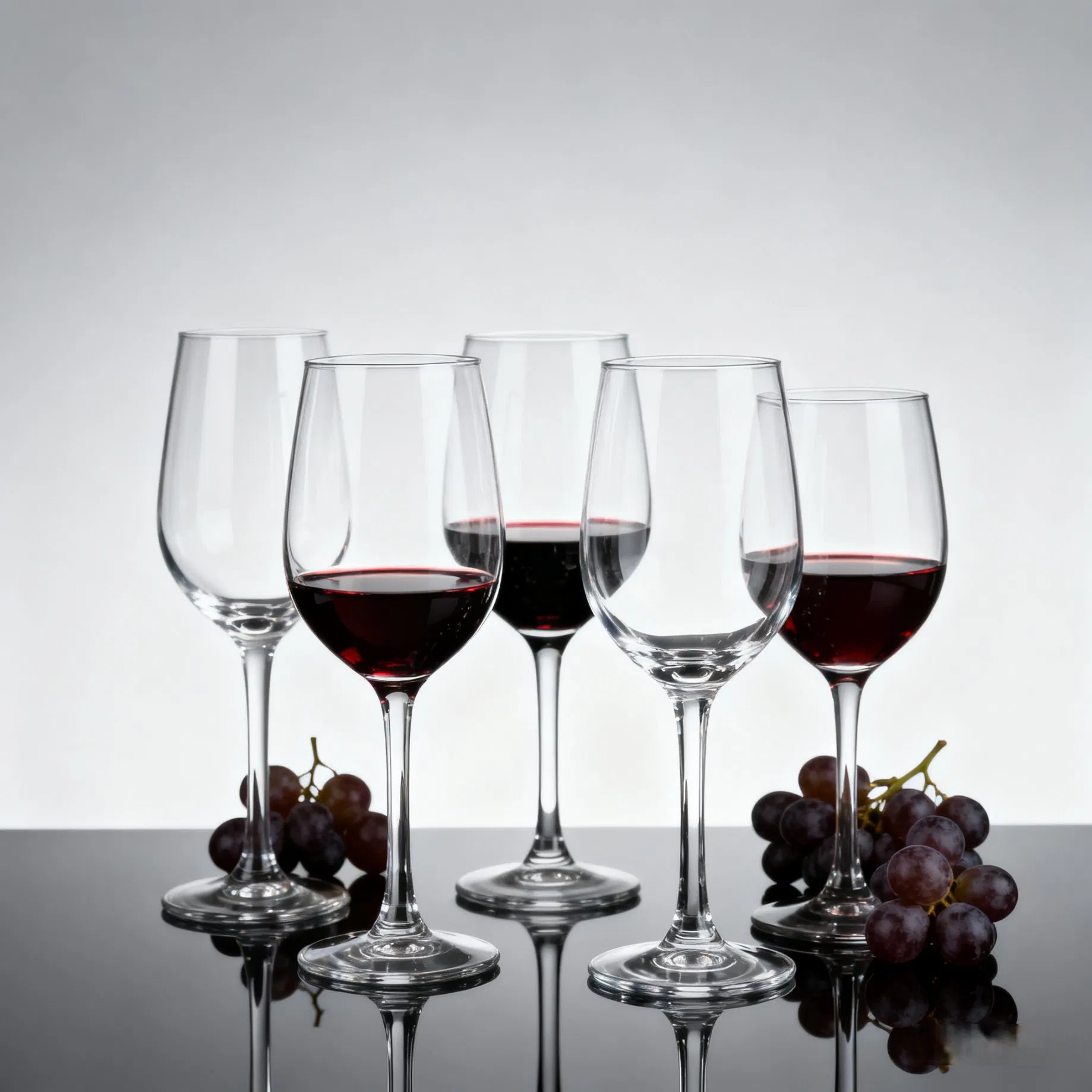 Hard Transparent Wine Glasses Custom Unbreakable Champagne Glasses Glass Cups for Party