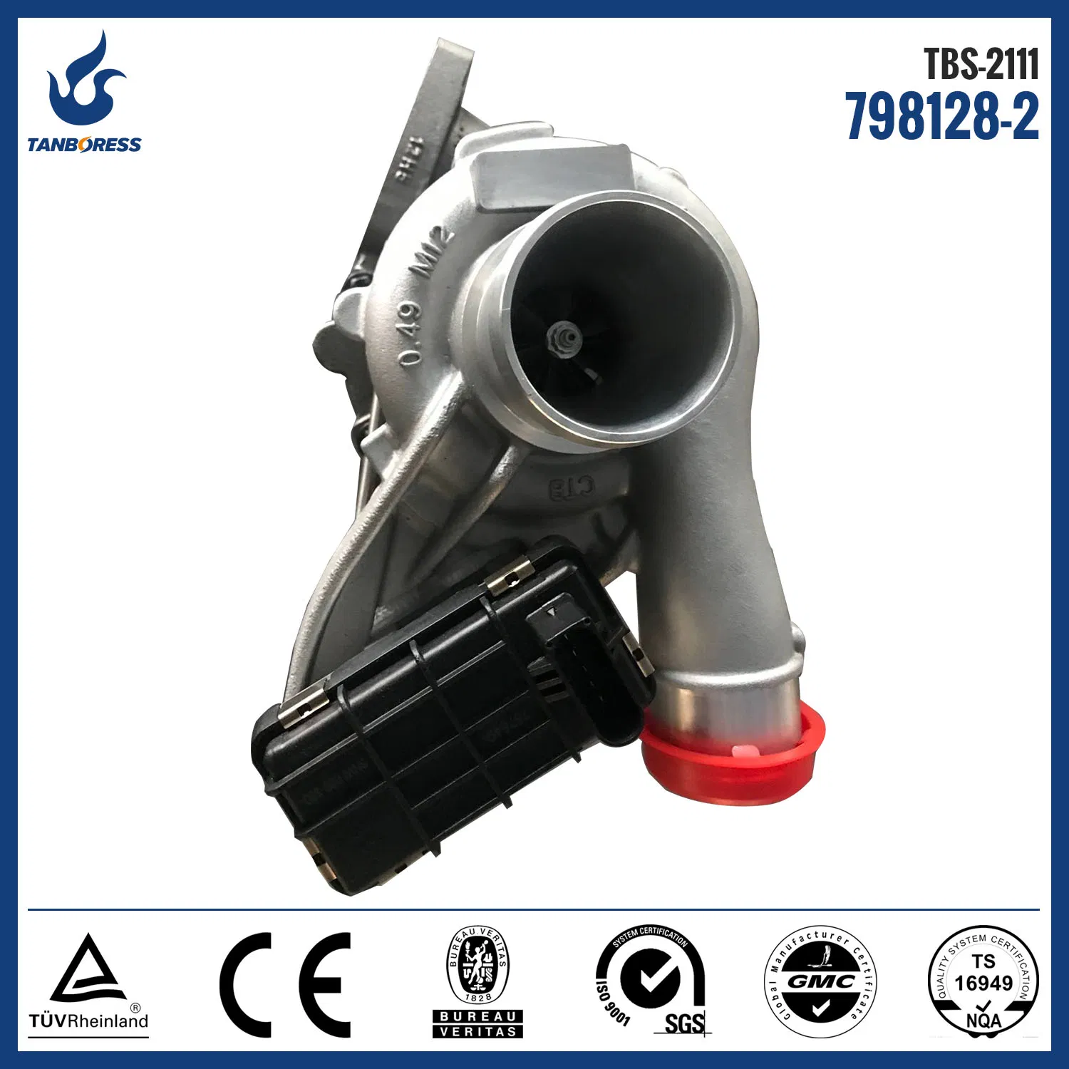 Электрический актуатор турбины GTB1749VK для Volkswagen