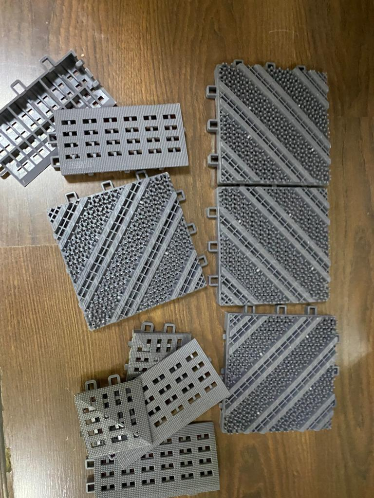 Модульный противоскользящий коврик для входной зоны EVA