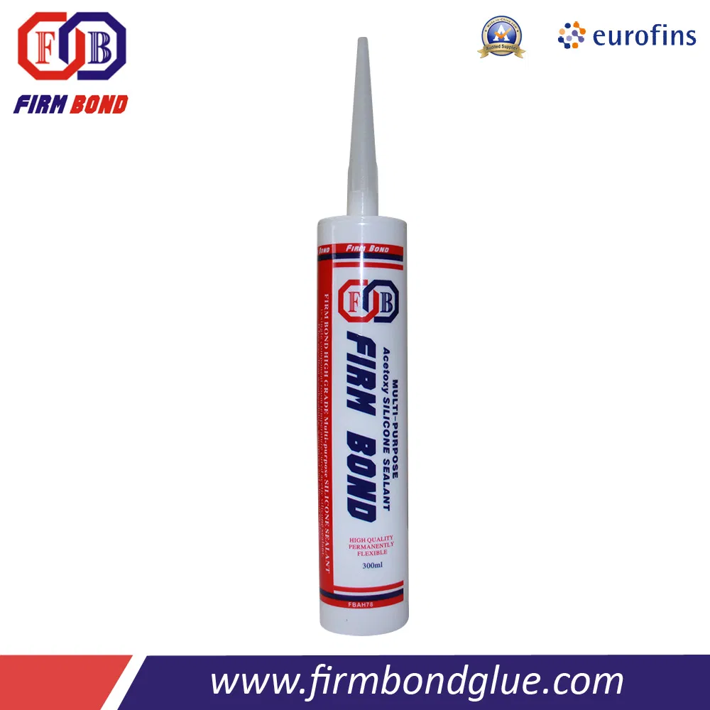 300ml White/Clear/Black 100% RTV Silicone Sealant