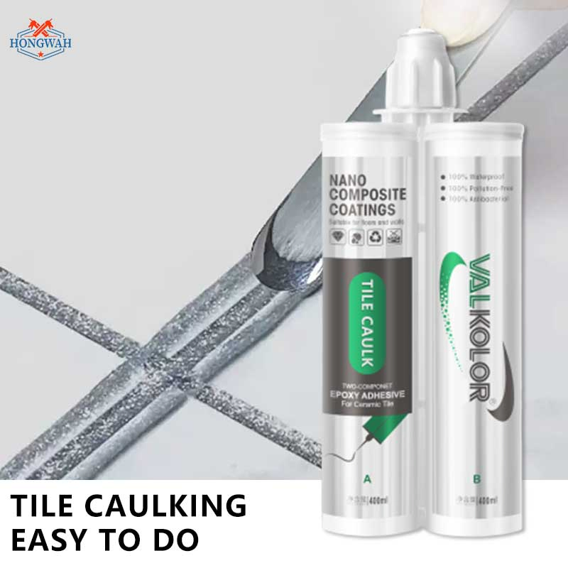 Nanocomposite Caulking Agent Beautifying Effect 400ml Suitable for Floor Tiles, Wall Tiles Caulking, Waterproof and Mildew-Proof, Home DIY Choice