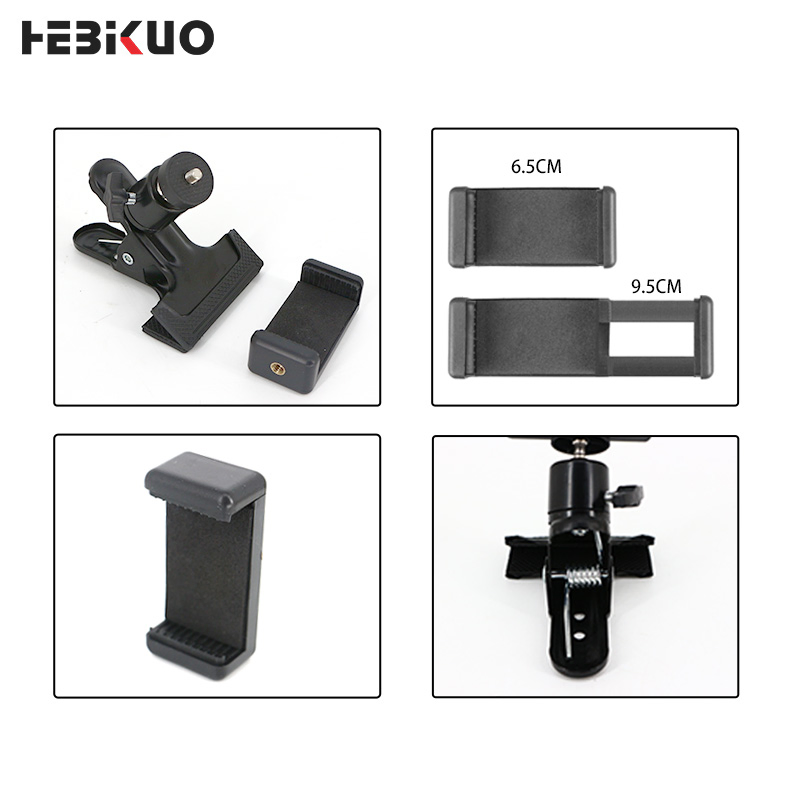 360 Degree Rotation Live Broadcast Teaching Bracket Clip Guitar Head Phone Holder