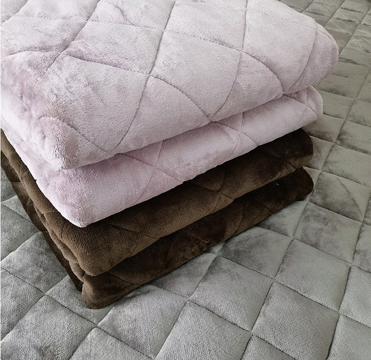 Custom Winter Warm Fleece Soft Hotel Bed Sheets Cover Velvet Home Fitted Sheet