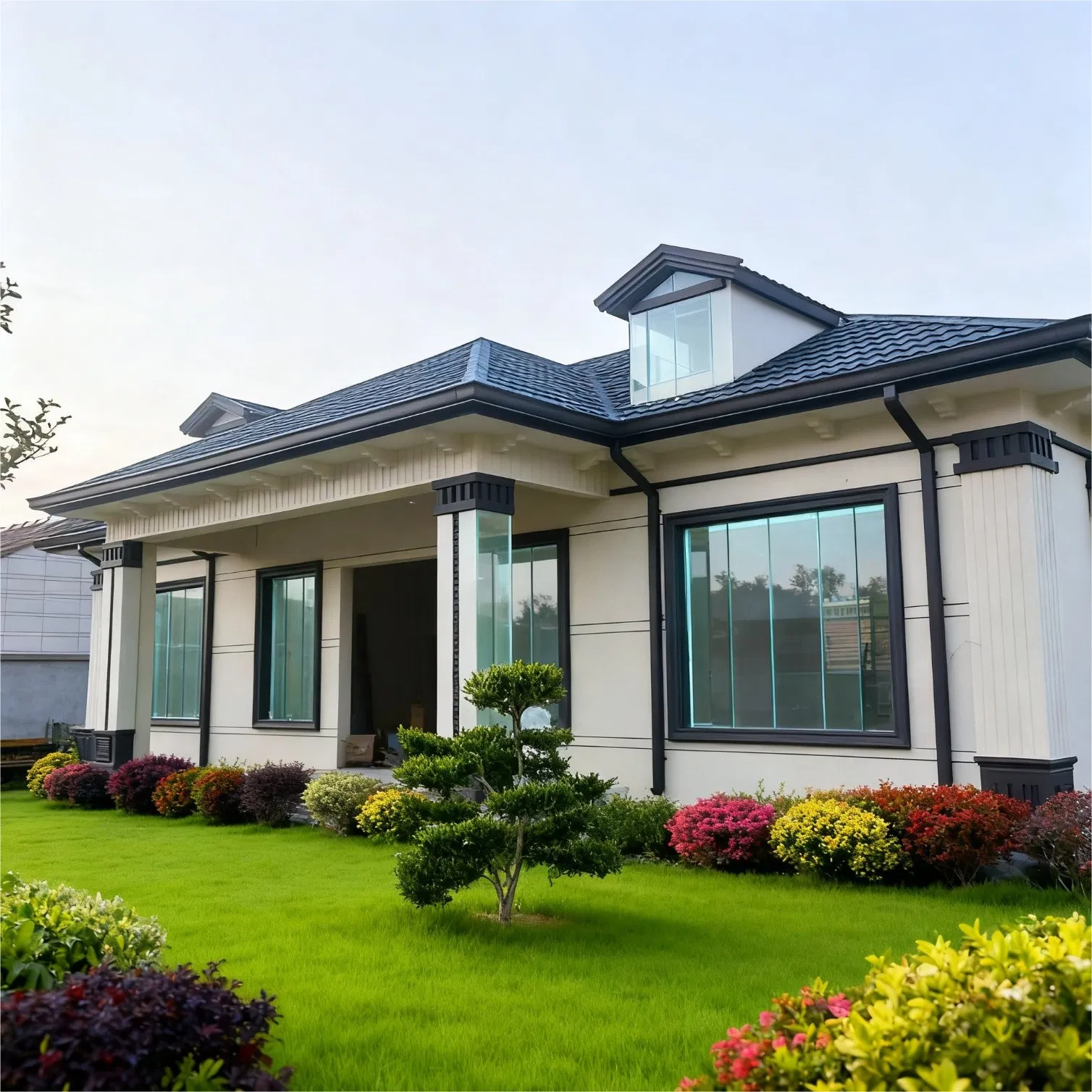 Quick Install Modular Spacious Prefab Villa House with Customizable Layout