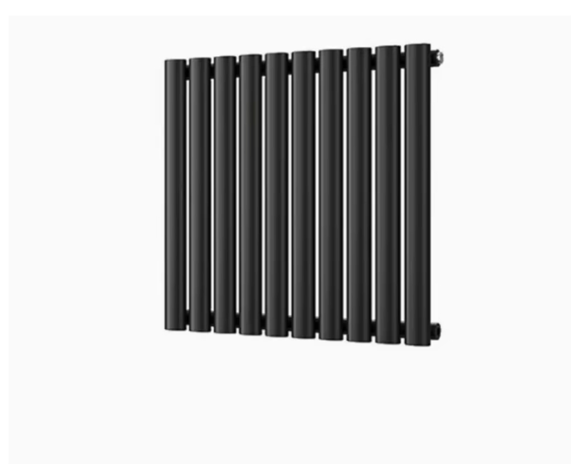 2024 Popular Item 600mm Height Black Color Flat Vertical Panel Radiator Hot Water Radiator