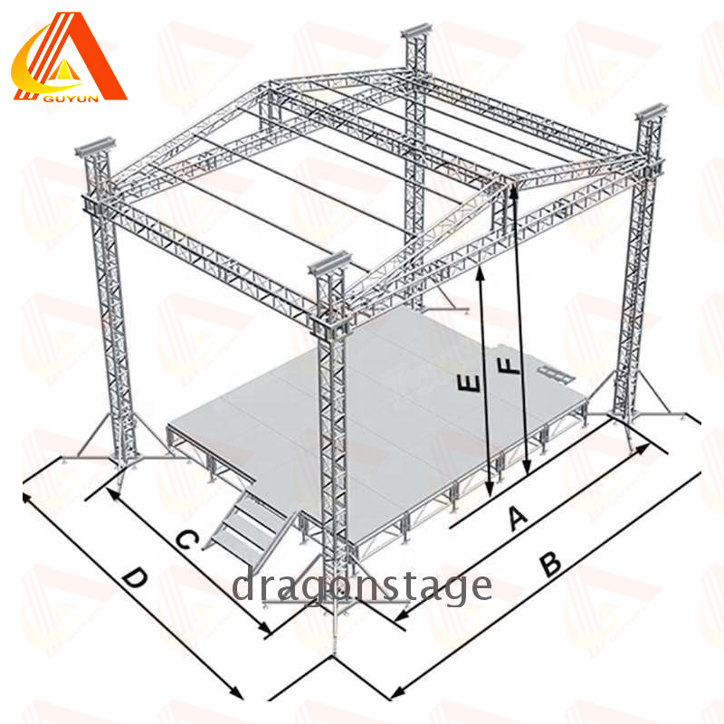 Aluminum Lighting Outdoor Truss Stage