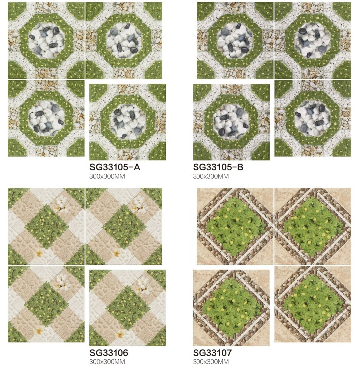 China Building Material Decoration 300X300mm Ceramic Matte Floor Antique Tile