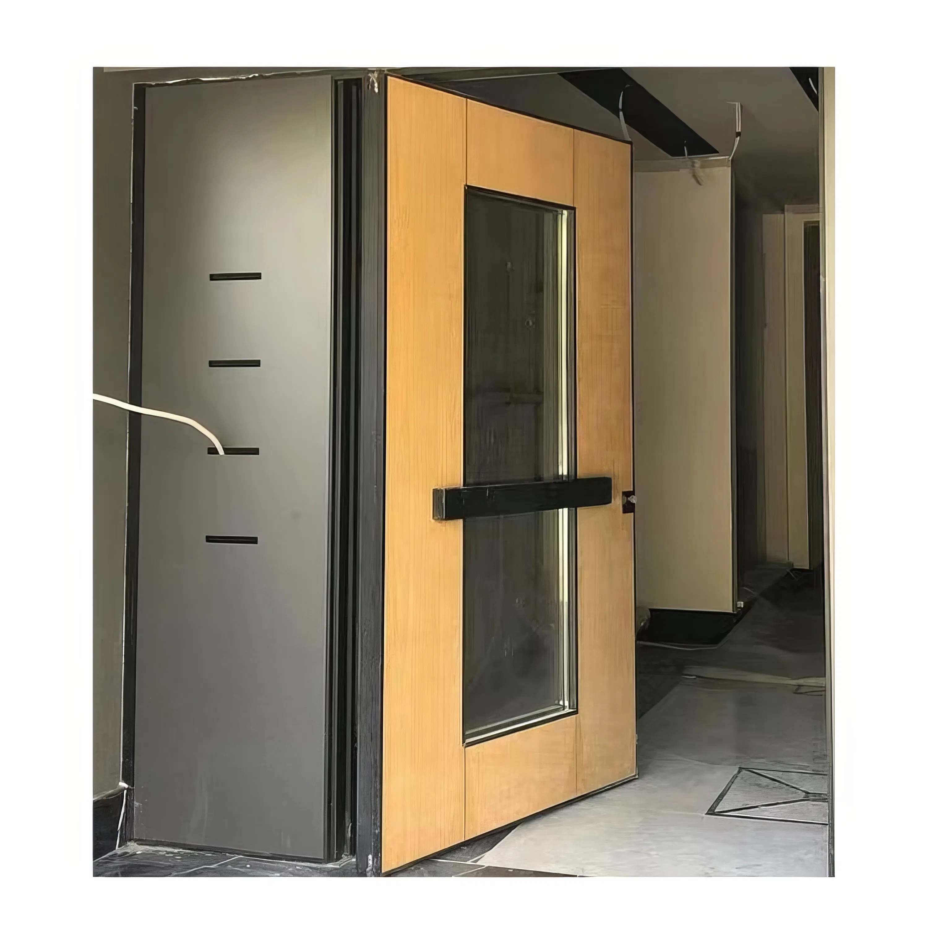 Modern Waterproof Wooden Pivot Door - Perfect for Contemporary Spaces