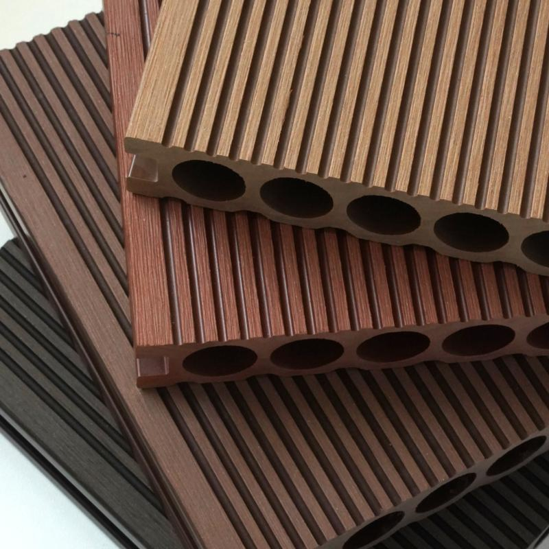 No Gap Deck WPC Outdoor Flooring Wood Plastic Composite Decking for Swimming Pool and Patio