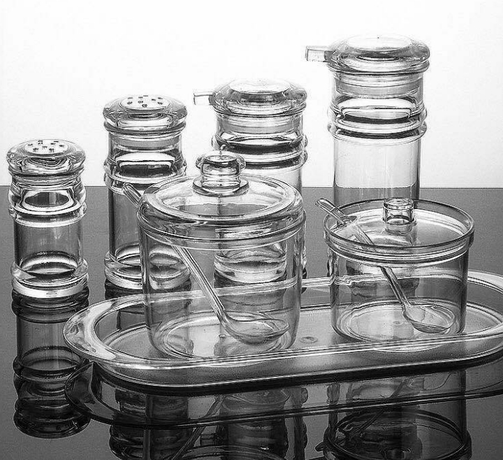 Wholesale Kitchen Utensils Seasoning Bottle Transparent Plastic Acrylic Cruet for Soy Sauce Oil