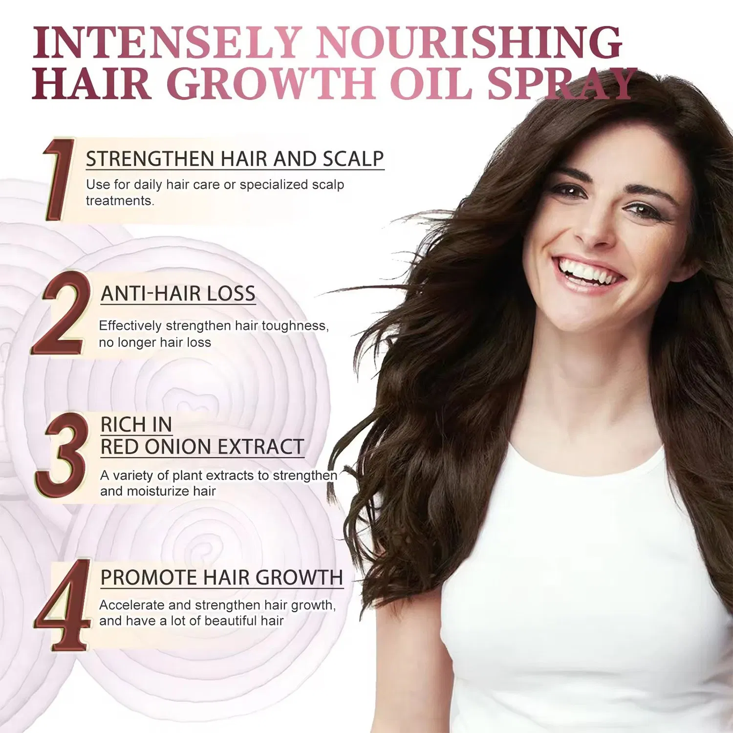 Hot Selling Red Onion Oil Hair Booster Oil