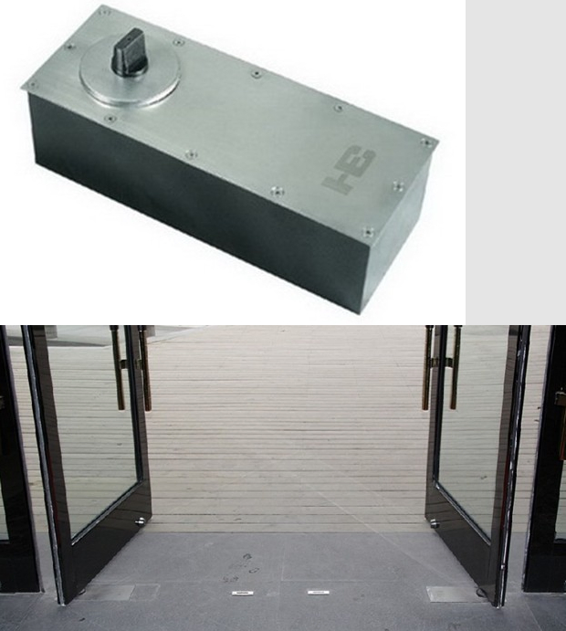 Frameless Glass Automatic Floor Spring