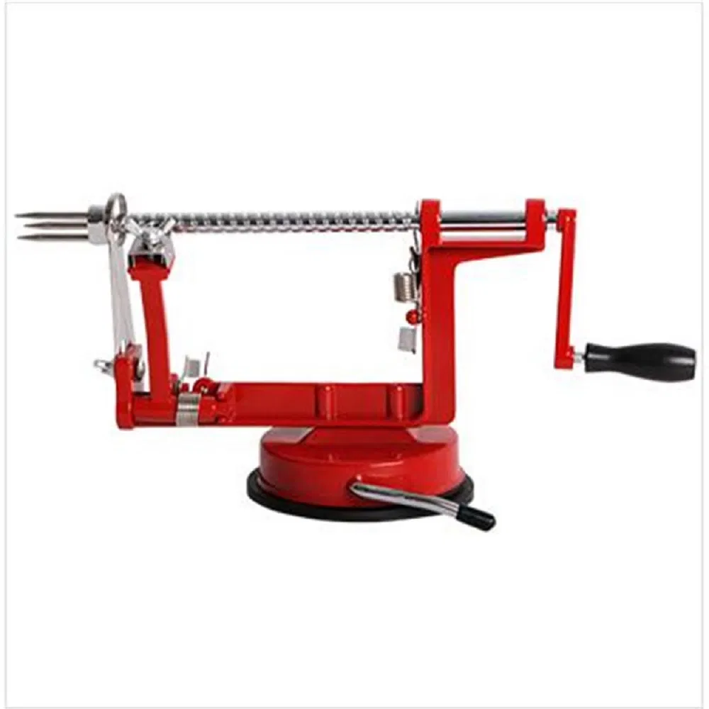 Manual Multifunction Apple Peeler Slicer Corer with Removable Blade and Protector Rustproof Stainless Steel for Orchard Harvest Baking Pie Tart Wbb10119