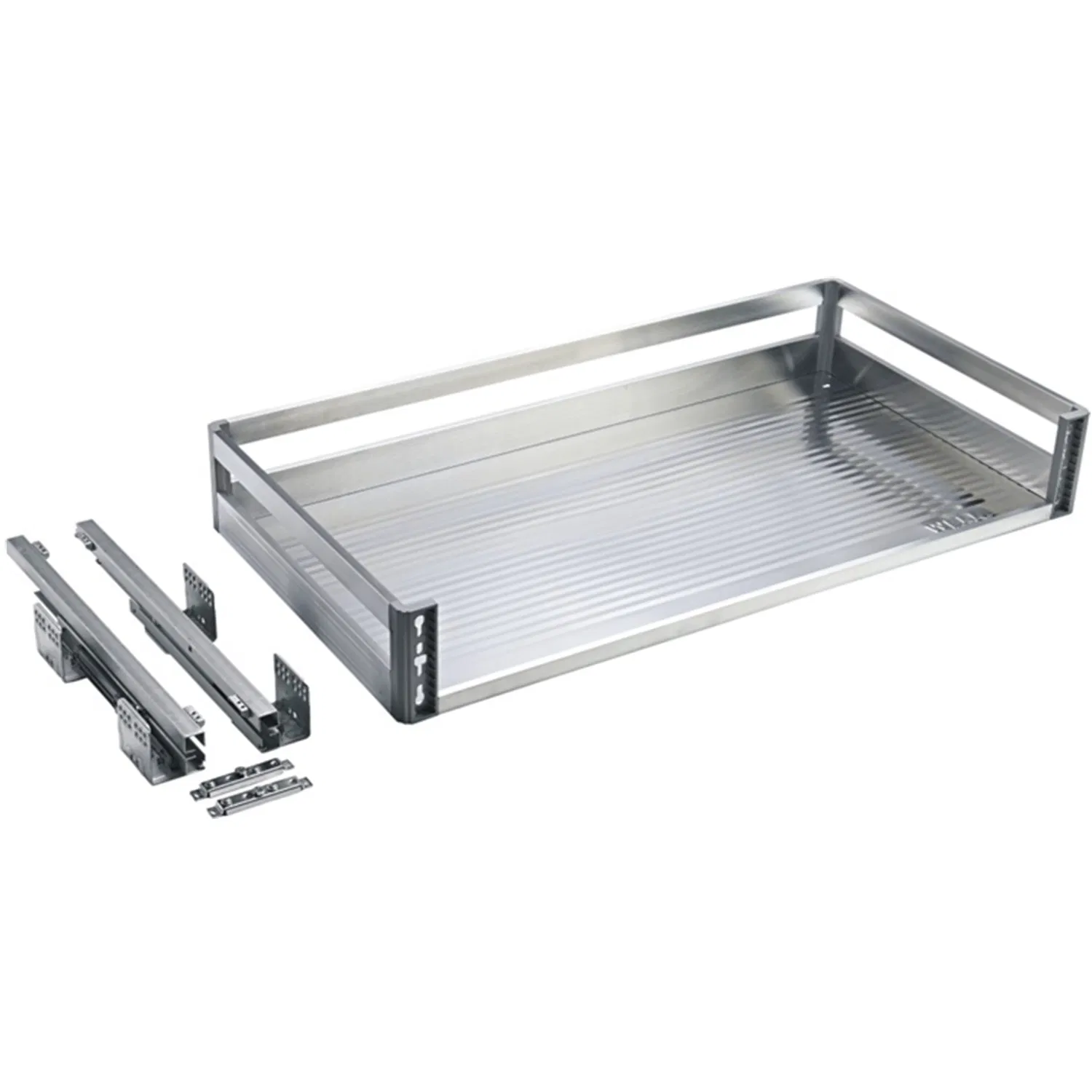 Kitchen Storage and Base Cabinet Good Quality Stainless Steel Soft Closing 3 Side Stove Drawer Basket (H1KGS008G)