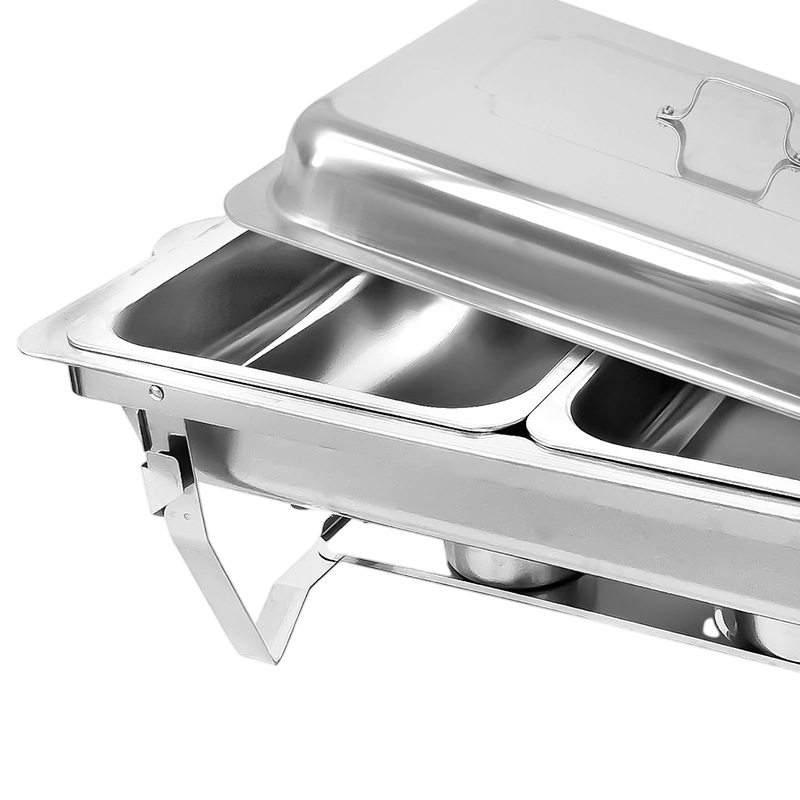 Hot Sale! High-Capacity Stainless Steel Buffet Server Station