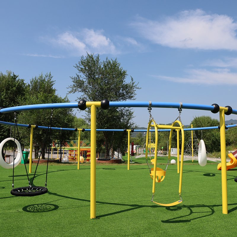 Amusement Park Children Outdoor Swing Playground Equipment