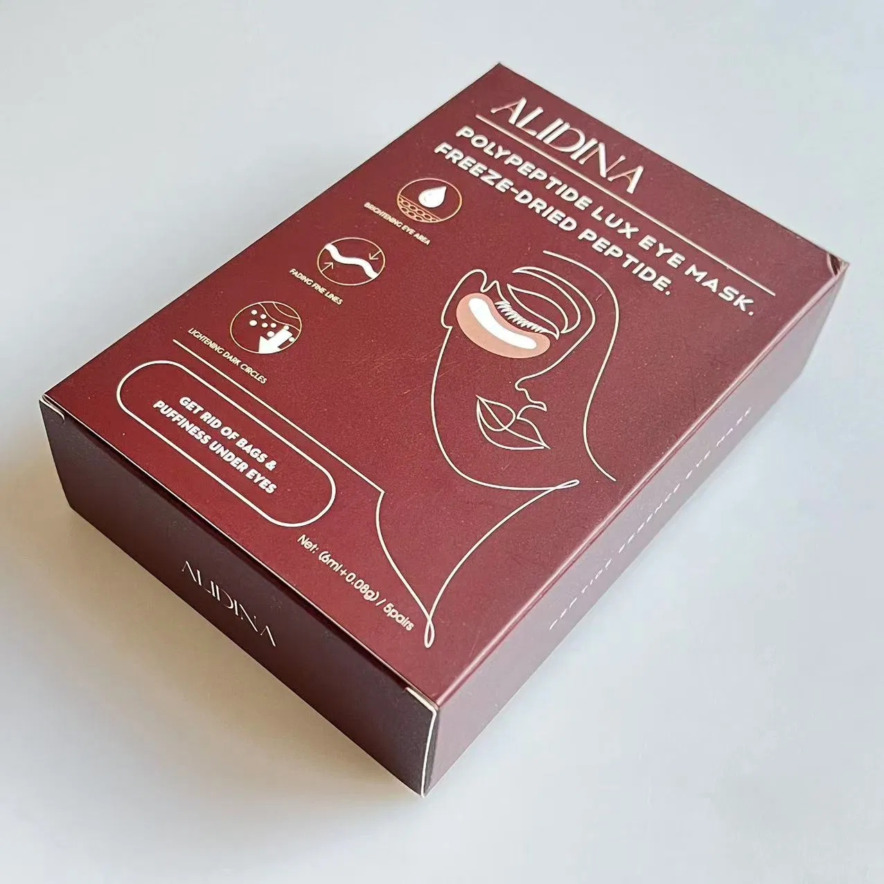 Alidina Freeze-Dried Powder Eye Mask Eliminate Eye Bags Wrinkles Dark Circles