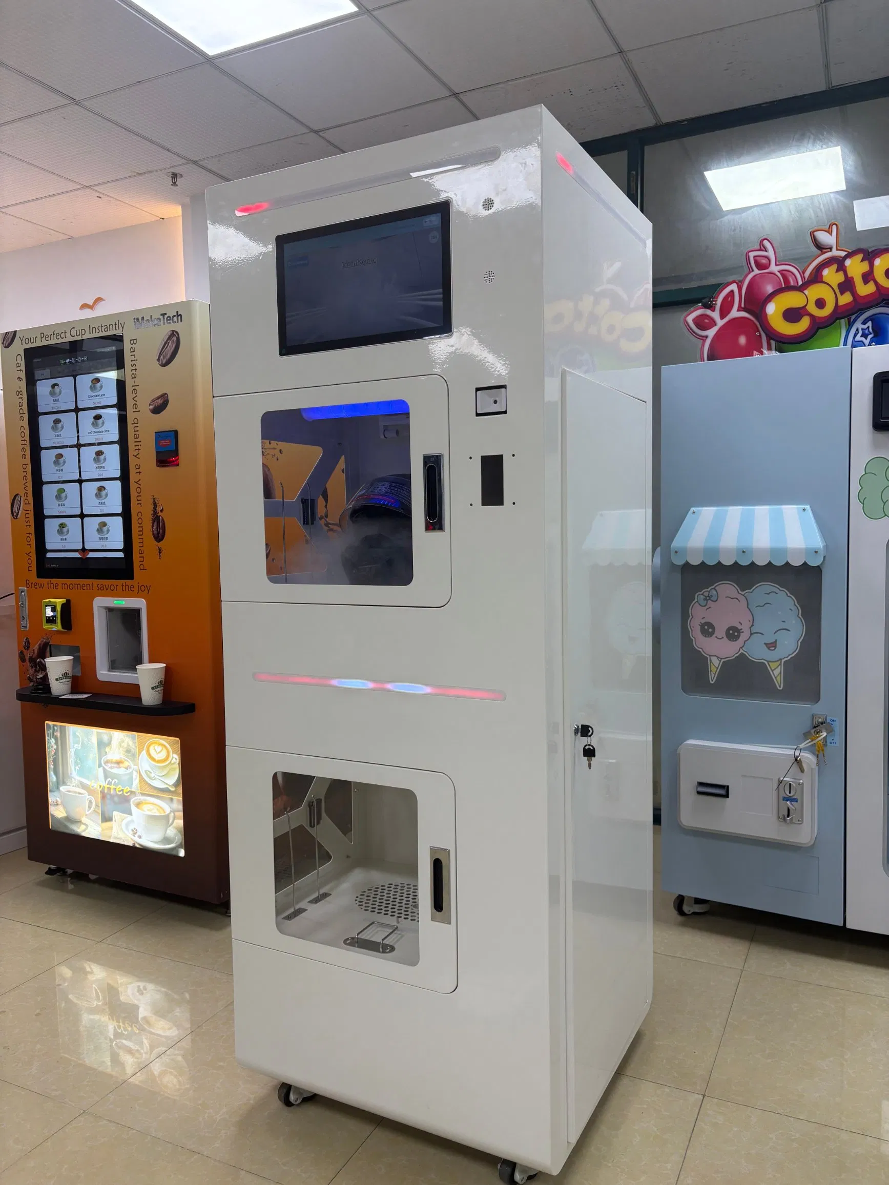 Professional Helmet Cleaning Machine with Self-Service Payment Kiosk Automatic Vending Machine
