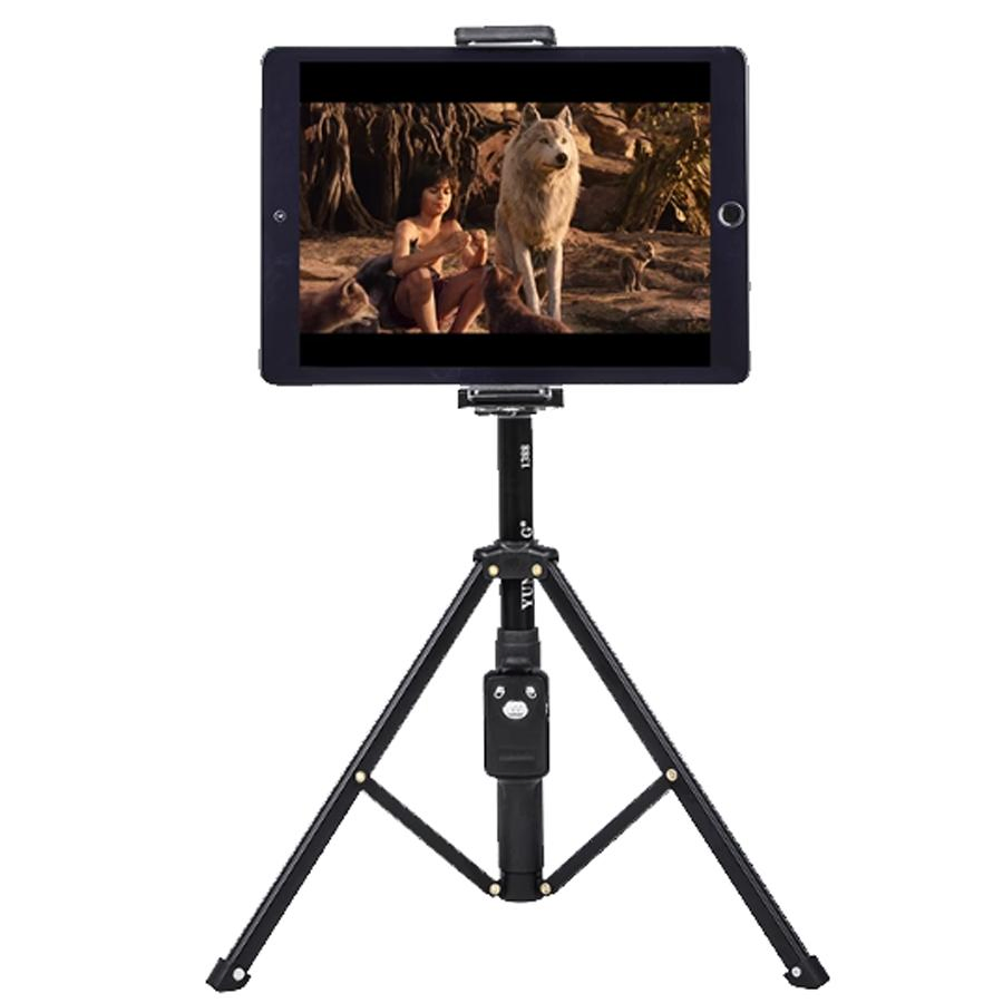 Compact 125cm Bluetooth Selfie Stick Tripod Monopod for Smartphones Camera