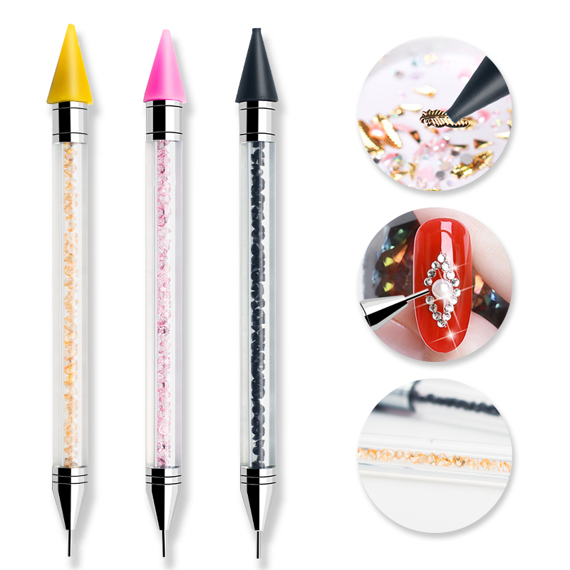 Two-Ended Nail Wax Dotting Pen