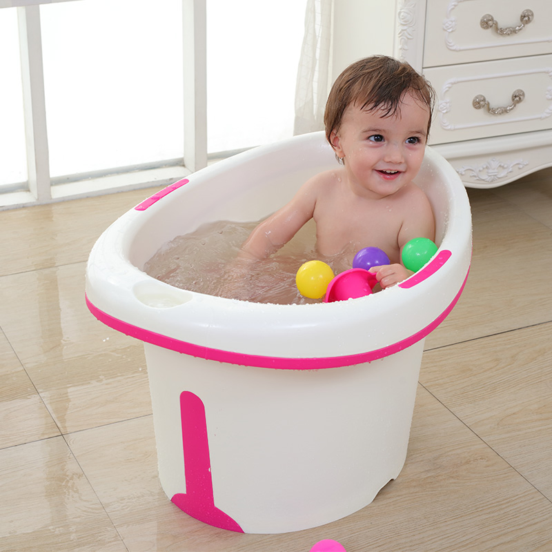 Детская ванночка с бортиком и сиденьем для купания