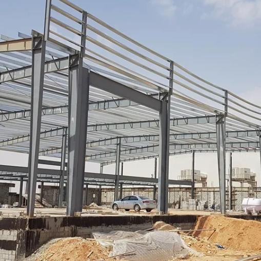 High Rise Customizable Prefabricated Steel Warehouse Structure for Efficient Storage