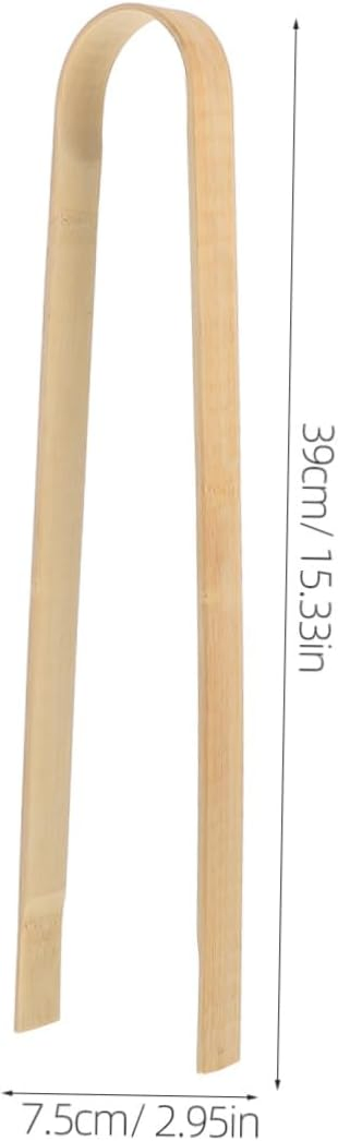 Disposable Kitchen Utensils with Multi-Purpose Bamboo Pliers