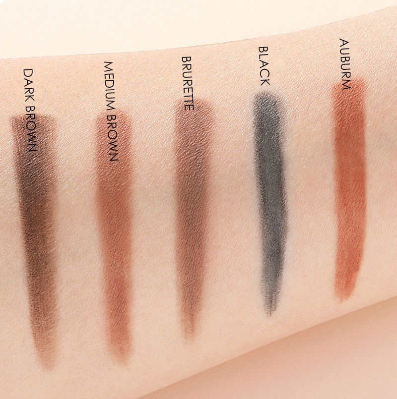 5 Colors Vegan Waterproof Long-Lasting Eyebrow Pencil High Pigment Microblading Feature Low MOQ Eye Pencil for Brow Use Low MOQ