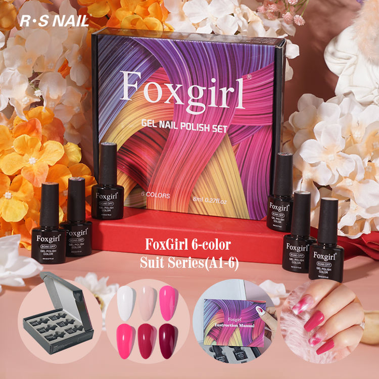 Foxgirl Gel Polish Kit Custom Logo Gel Polish OEM Soak off Wholesale Nail Polish