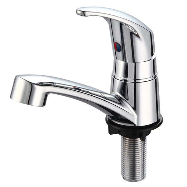 Cheaper Single Plastic ABS Kitchen/Basin/Bathroom Faucet with Chrome Finished
