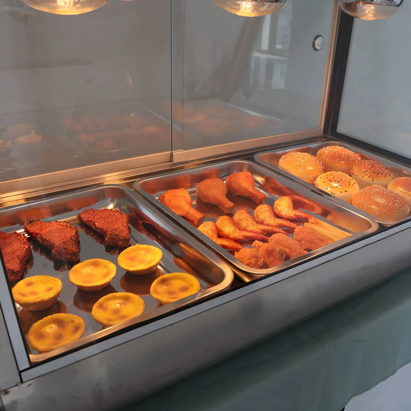 Rust Resistant Coated Food Warmer Display for Long Life in High Humidity Environments