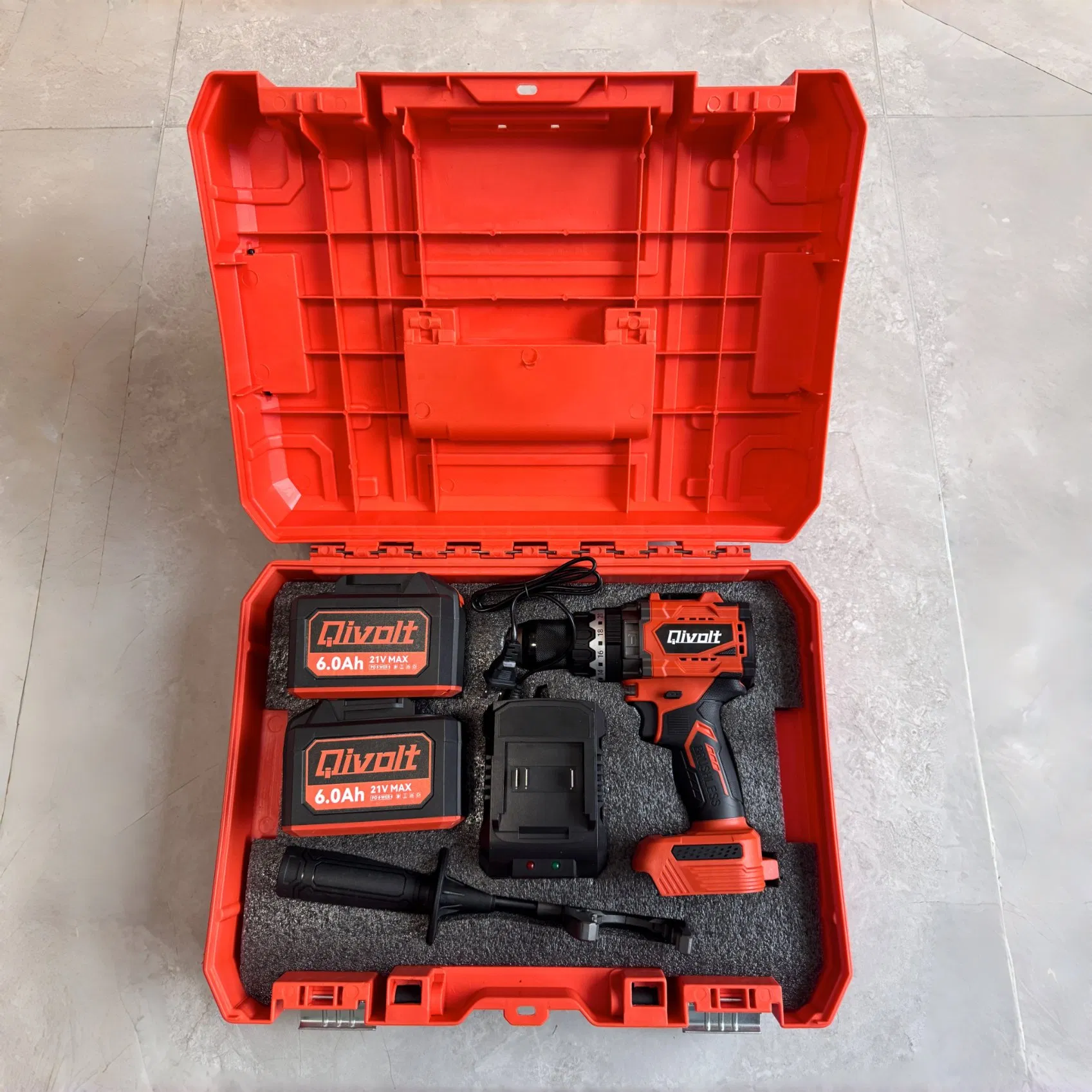 Qivolt 21V Brushless Power Tool Cordless Tools Industrial Grade Combo Kits with Battery