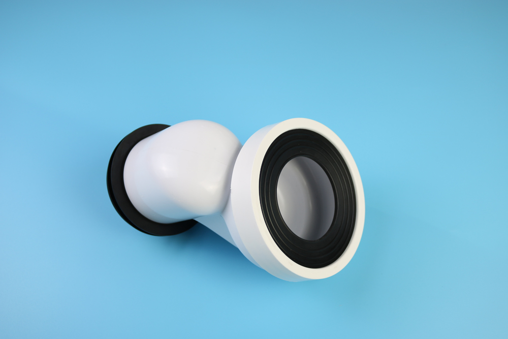 Bathroom WC Plastic accessory Adjustable Distance adjustable flat tube toilet drain shifter