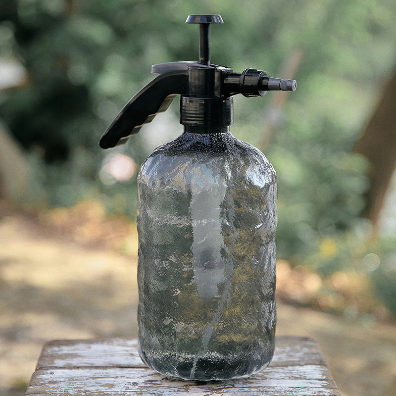 Graduated Watering Can with Spray Nozzle Garden Flower Bottle