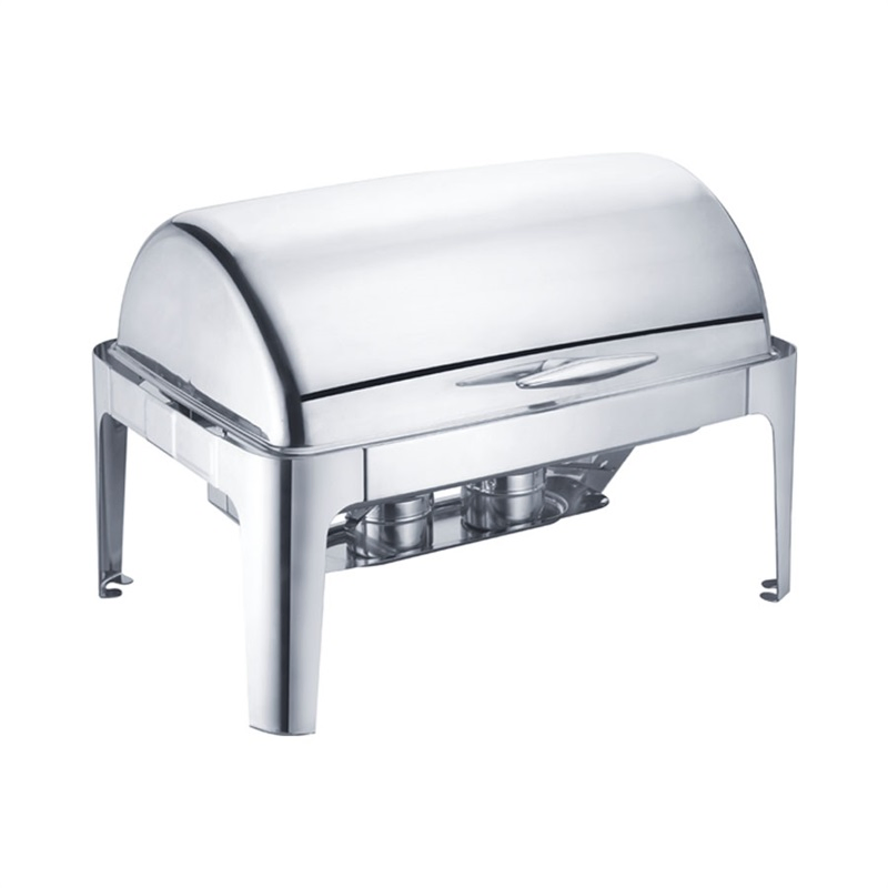 Hotel Slipper Oblong Stainless Steel Food Display Buffet Chafing Dish