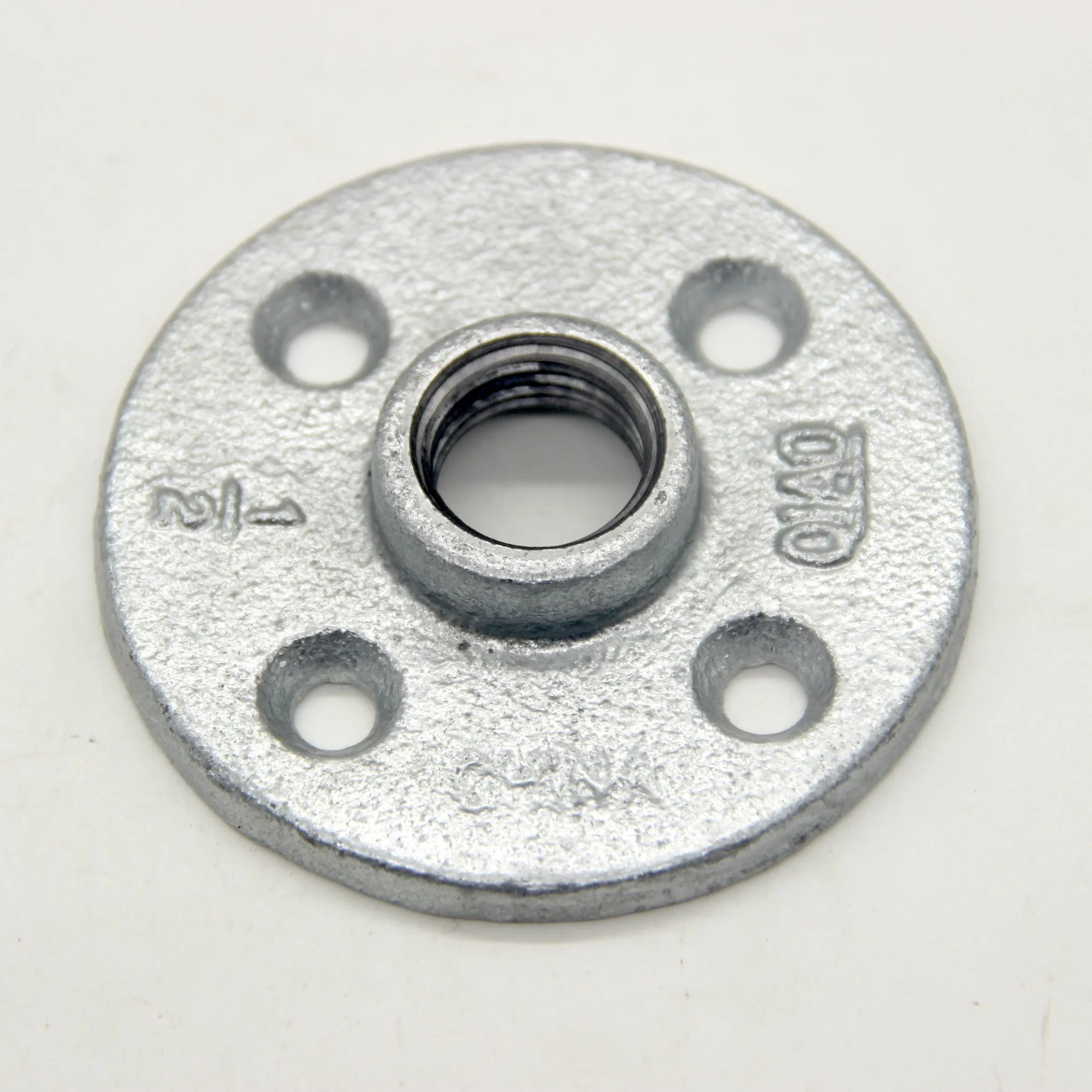 Galvanized Pipe Fitting Malleable Iron Flange for DIY