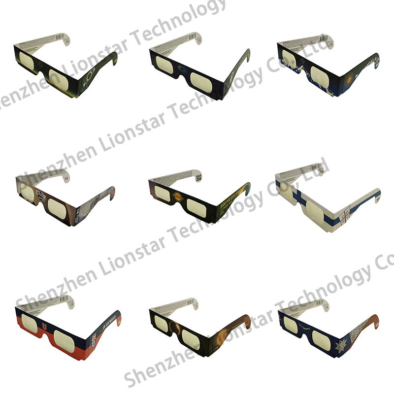 2021 ISO 12312-2 Solar Eclipse Glasses Wholesale Sun Viewing Safe Eclipse Glasses Sun Eclipse Solar Glasses