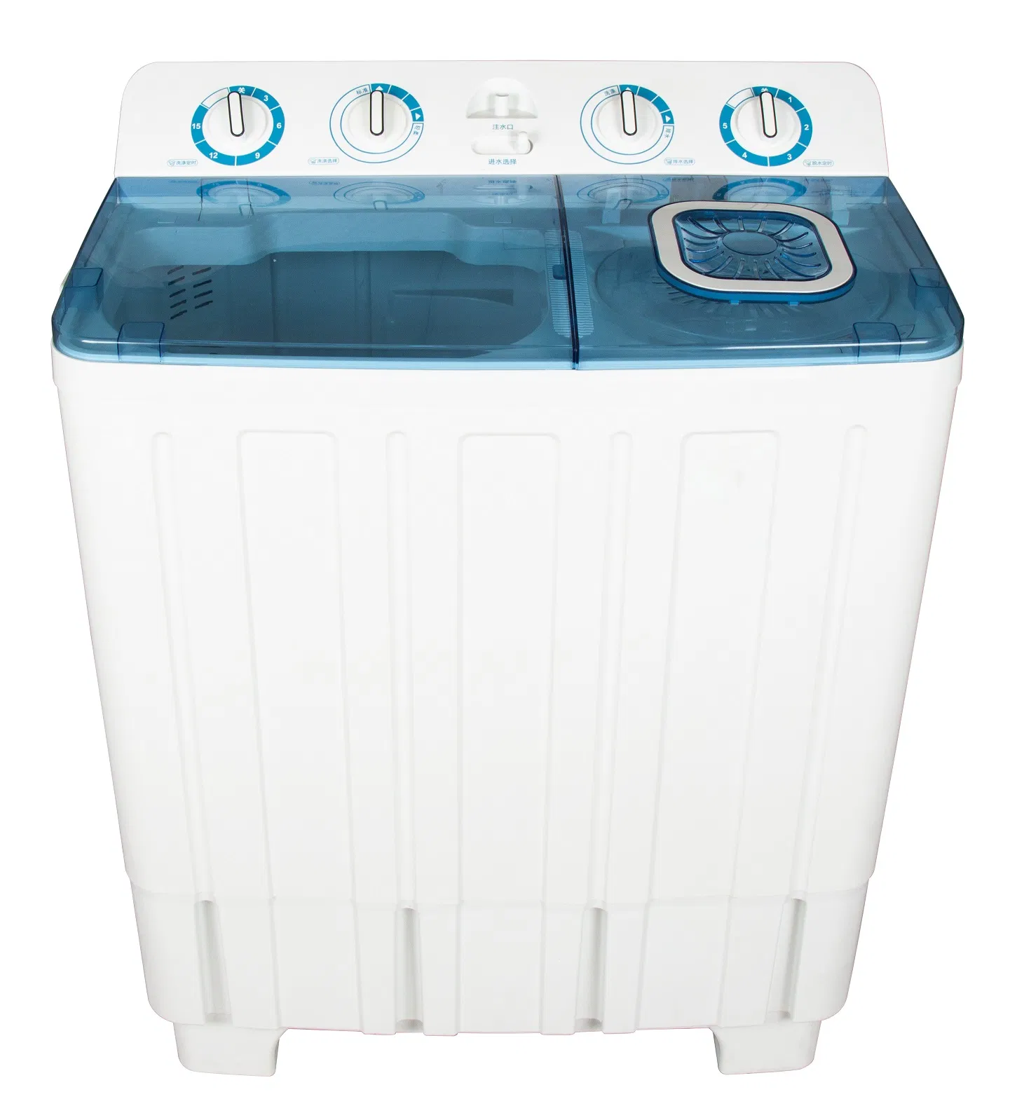Hot Selling 7.2kg Top Loading Double Tub Semi Automatic Washing Machine for Dormitory or Commercial Washing Machine